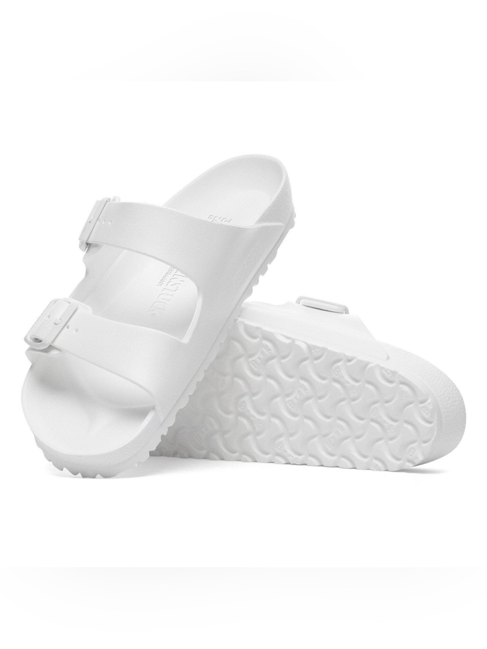 Birkenstock Arizona EVA Sandals White Two Strap Waterproof Size 37 6-6.5